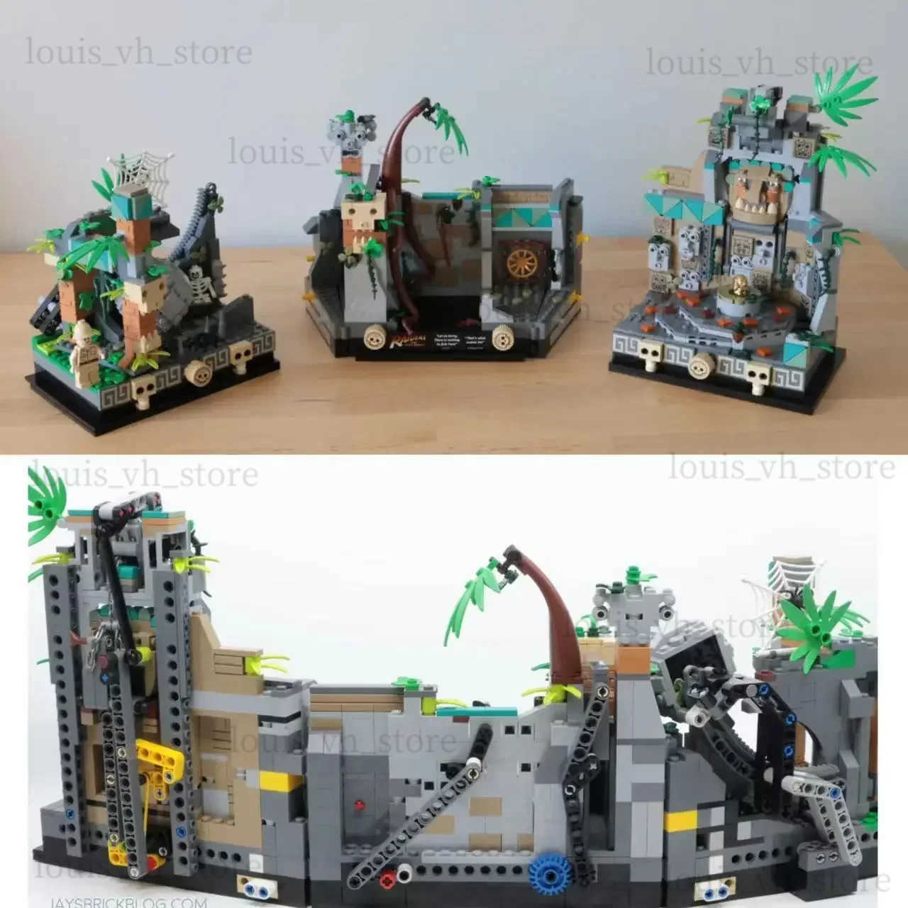 Blocks Blocks spots 2023 New 77015 Temple Of The Classic Building Block Kit Children Educational Toy Birthday Gifts T240325 Y2411124K4H S2412192