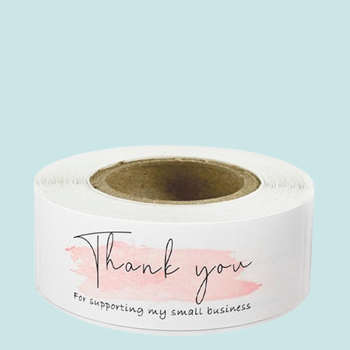 Gift Wrap 120Pc Pink quotThank You For Your Orderquot Stickers Supporting My Business Package Decoration Seal Labels Stationer9075176