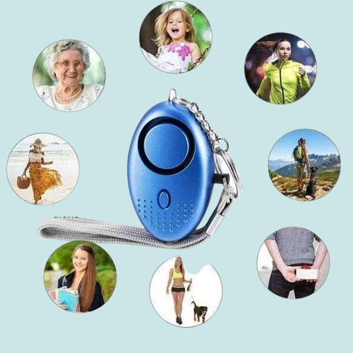 130db Egg Shape Self Defense Alarm Girl Women Security Protect Alert Personal Safety Scream Loud Keychain Alarms