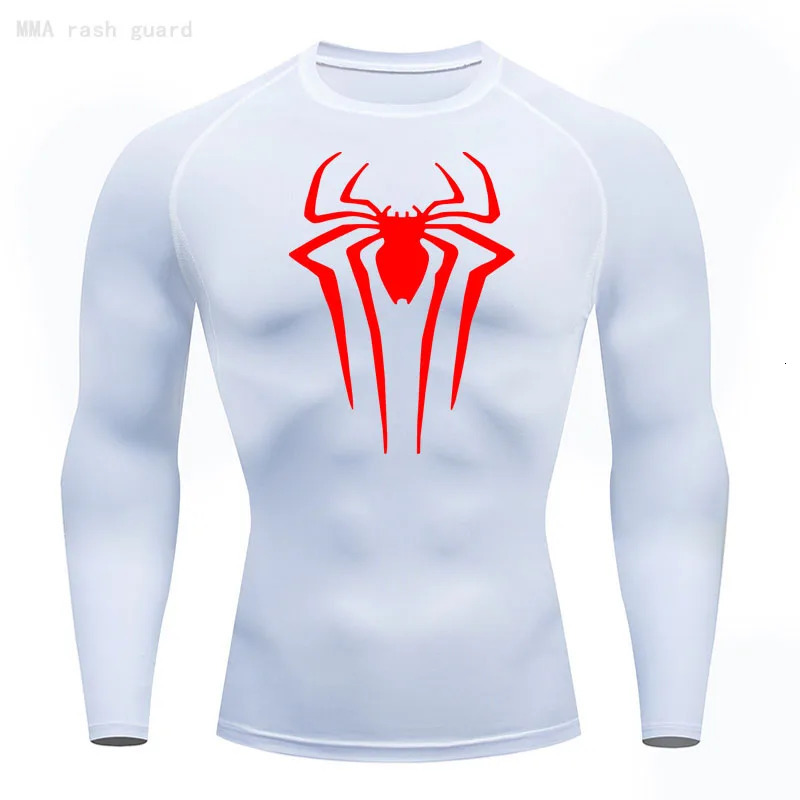 Compression Shirt Mens T-Shirt Long Sleeve Black Top Fitness Sunscreen Second Skin Quick Dry Breathable Casual long T-Shirt 4XL 240325