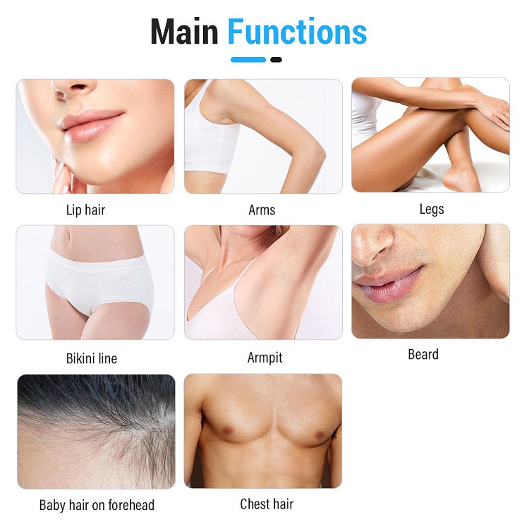 20000000 Flashes Triple Wavelength Portable Diode Laser Hair Removal 755 808 1064 Laser / 3 Wave 755Nm 808Nm 1064Nm Diode Laser Depilation