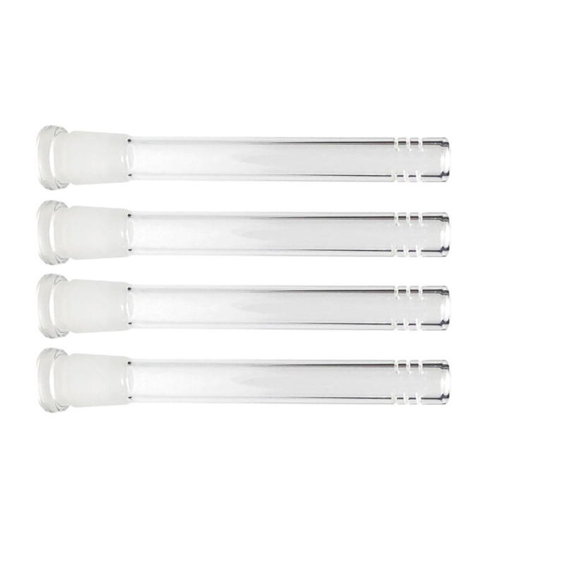 2/3/4/5 Inch Diffused Downstem Bong Insert Tube with 14mm Female to 18mm Male Glass Water Bongs Smoking Down Tube Pipe
