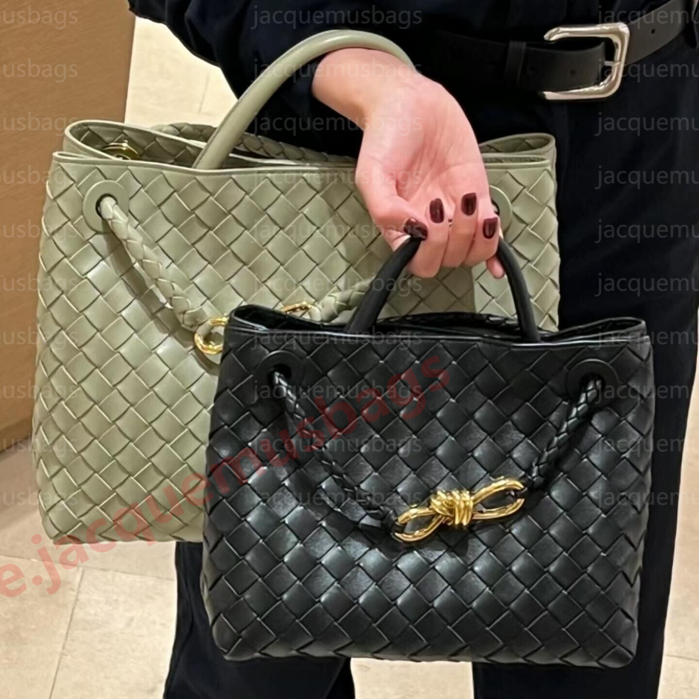 Andiamo Tote Bag Designer Evening Bags Tote Handbag Shopping Crossbody Shoulder Hobo Bags Intreccio Leather Fashion Purse Handbags