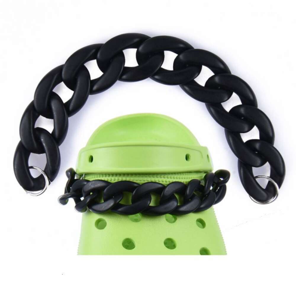 Wholesale metal/resin Shoe chain Decoration Charm Chain for DIY Women Clog Shoes