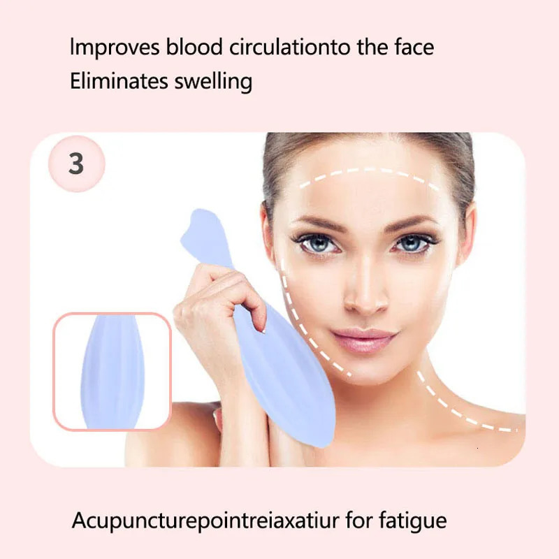 Alwafore Face Roller Silicone Face Massager for Face Body Skin Lifting Wrinkle Remove Beauty SPA Care Tools 240312