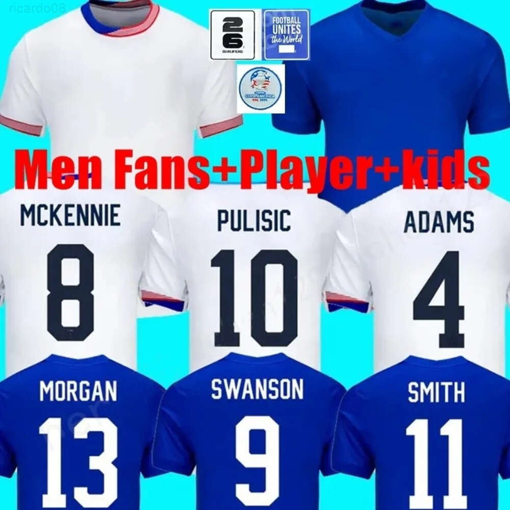 Timothy Weah USA Soccer Jersey 2024 Joe Scally Luca de la Torre Ethan Horvath Sean Johnson Chris Richards Miles Robinson National Team Home Away Kid Kit