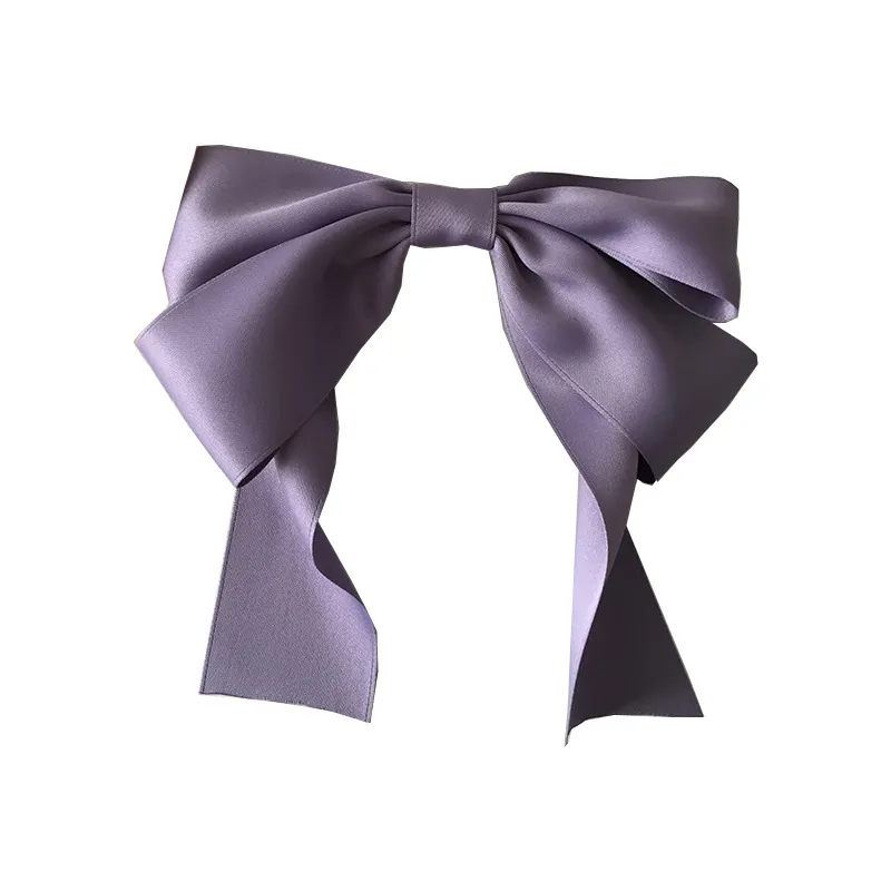 Pins Net Red Temperament Changchun Flower Blue Large Bow Hairpin Girls Korean Version New Spring Hairpin Wholesale Version Coreana Nueva Horquilla De 