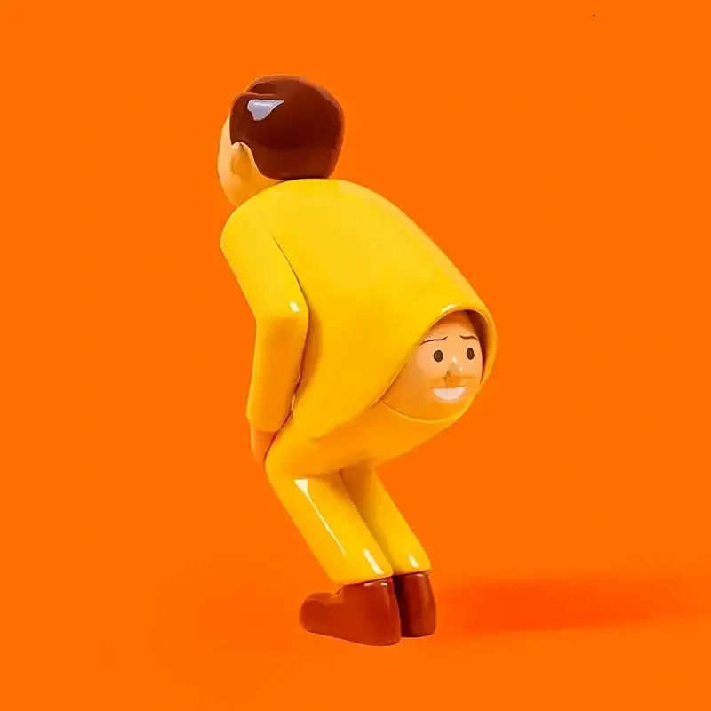 Hand Drawn Character StatuesFamily Gift Sculptures And Decorations Exquisite Collection And Handmade Joan Cornella 240327