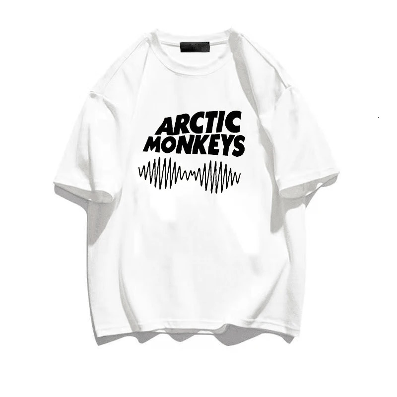 Arctic Monkeys Clothes T Shirt Male Manga Casual Y2k White T Shirt T Shirt Clothes Manga 240327