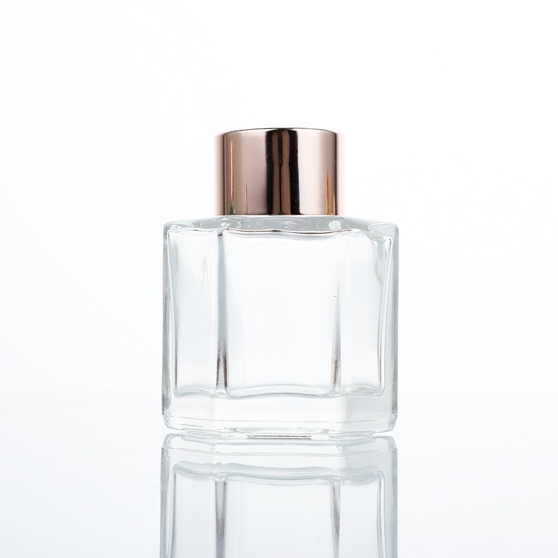 50ml Diffuser Bottles Glass Empty Essential Oil Bottle Fragrance Container Transparent Aromatherapy Refillable Bottle