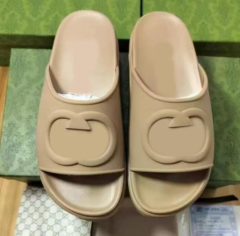 Designer Sandal Women Rubber Slide Sandal Wedges Sandal Beach Slippers Luxury Summer Platform Size AAA+36-41