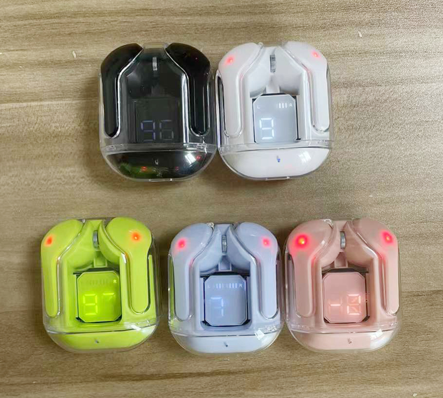 Wholesale Price Ultrapods Max Air1 Wireless Earphones Bluetooth 5.3 TWS Earbuds Multi-color LED Digital Display Gaming In Ear Headset Sports Headphone