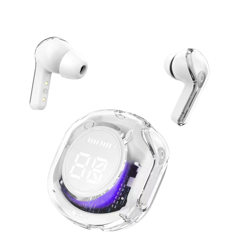 Colorful Ultrapods Max Air2 Transparent TWS Earbuds Bluetooth 5.3 Wireless Earphones Clear Sound LED Digital Display Gaming Sports Headset Headphones