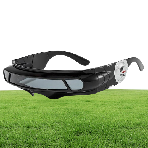 Sunglasses Super Cool Futuristic Caliburst Cyclops Wrap Colored Polarized Mirror Shield Sun GlassesSunglasses