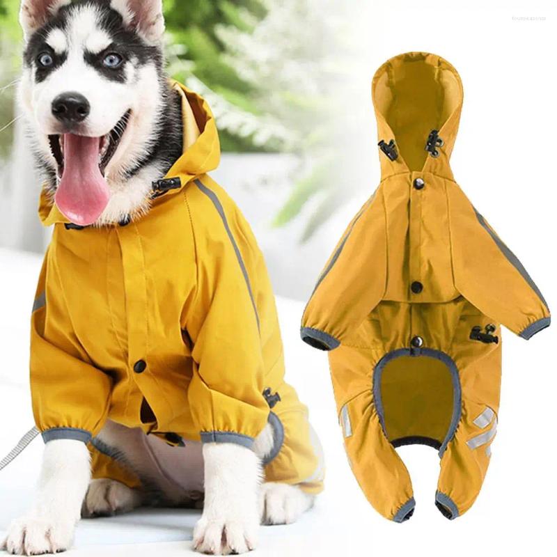 Dog Apparel Waterproof Clothes For Small Dogs Pet Rain Coats Puppy Raincoat Reflective Strip Yorkie Chihuahua Pr J3z4
