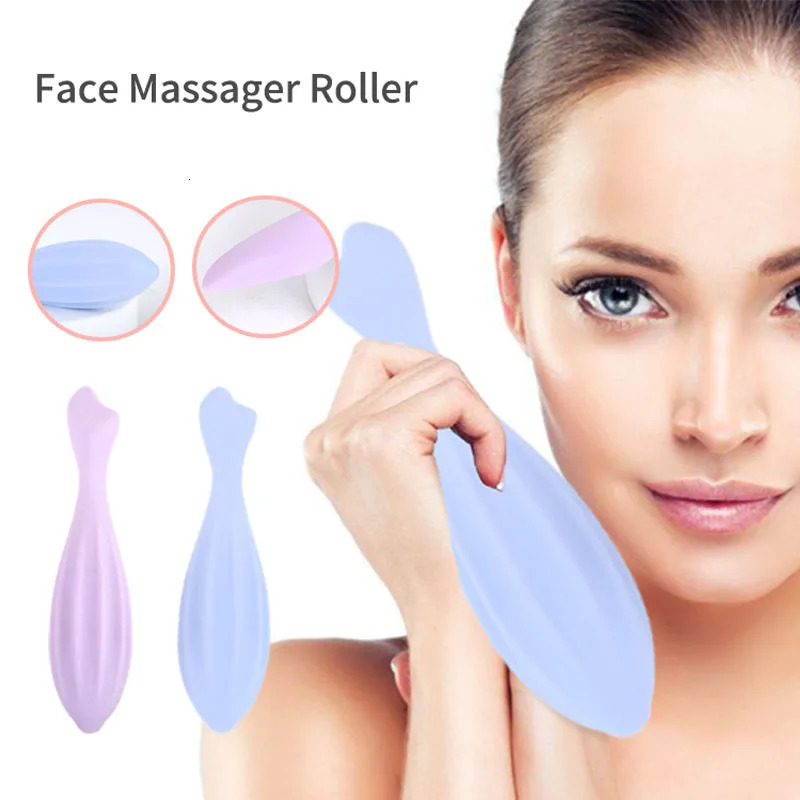 Alwafore Face Roller Silicone Face Massager for Face Body Skin Lifting Wrinkle Remove Beauty SPA Care Tools 240312