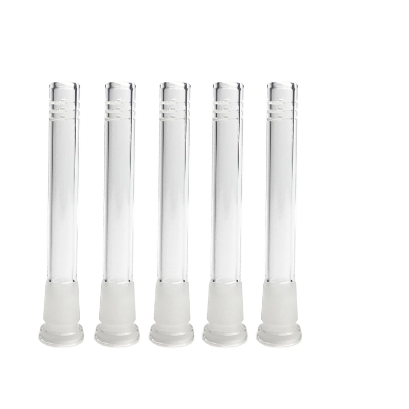 Diffused Downstem Bong Insert with 2in 3in 4in 5in 14mm Female to 18mm Male DIY Glass Water Bongs Smoking Down Tube