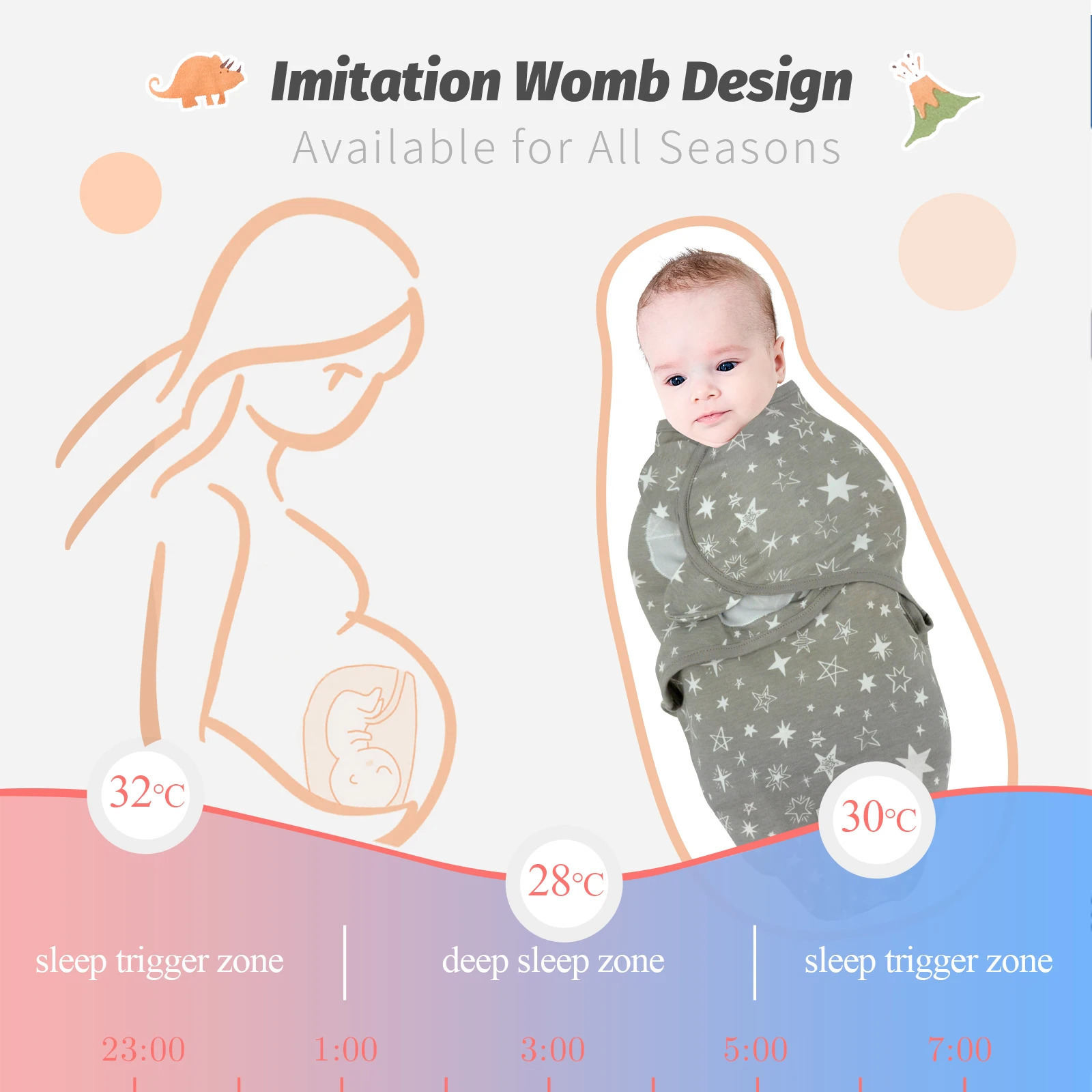 Baby Swaddle Blanket born Wrap Cotton Swaddling Bag lope Sleep sack Bedding 240313
