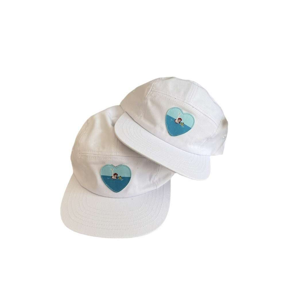 Korean Blogger's Same Instagram Mermaid Baseball White Duck Tongue Western Fashion Sunshade Hat, Spring Style