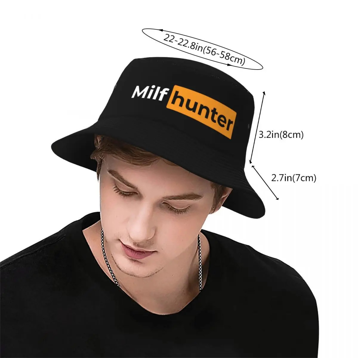Funny Milf Hunter Bucket Hat Spring Headwear Stuff Fishing Caps for Outdoor Sport Unisex Bob Lightweight 240320