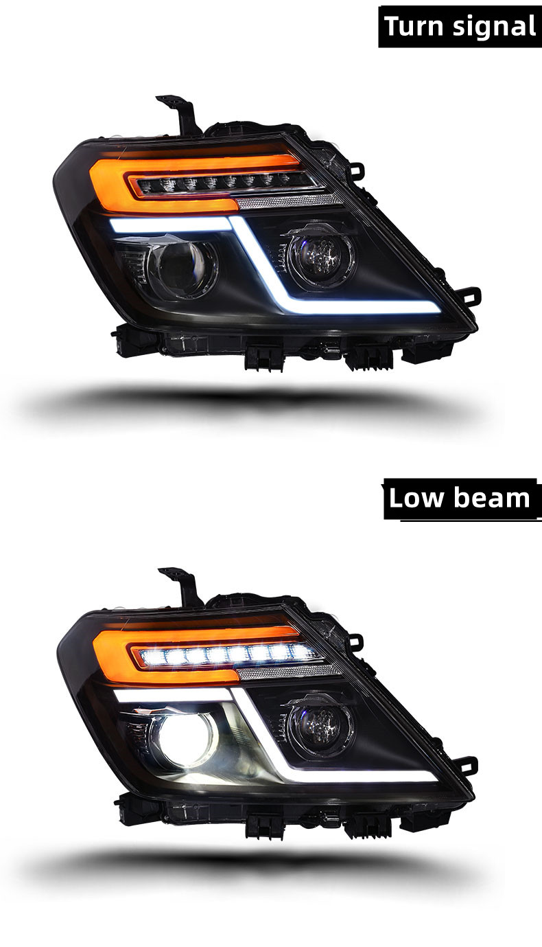 Headlights for Nissan Patrol Y62 2012-20 18 LED DRL Head Lights Dynamic Assembly Turn Signal Auto Front Lamp