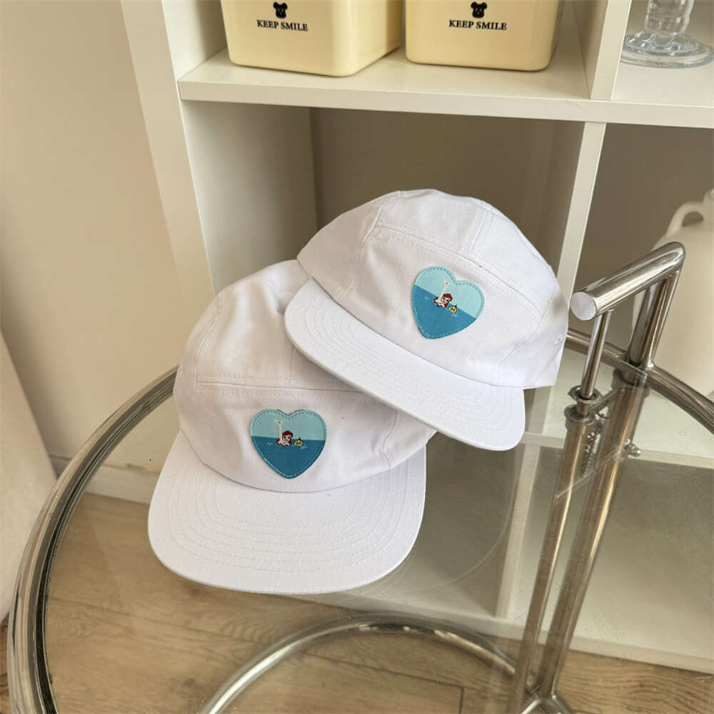 Korean Blogger's Same Instagram Mermaid Baseball White Duck Tongue Western Fashion Sunshade Hat, Spring Style