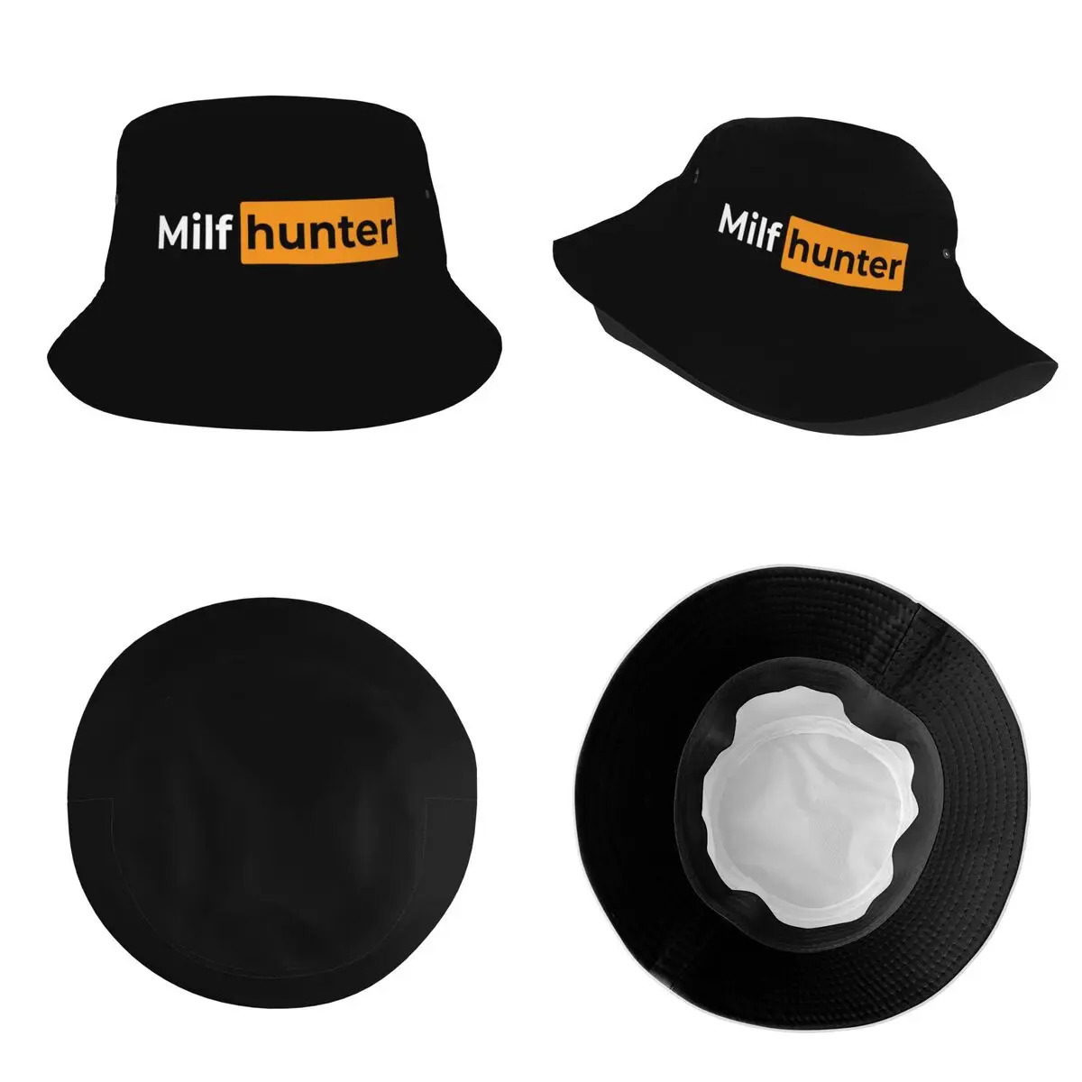 Funny Milf Hunter Bucket Hat Spring Headwear Stuff Fishing Caps for Outdoor Sport Unisex Bob Lightweight 240320