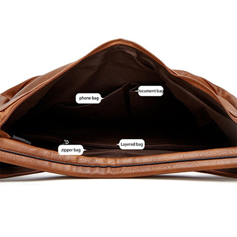 fashionable shoulder bag for women, large capacity retro rivet crossbody bag