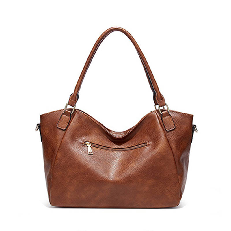 new European and American retro tassel tote bag, single shoulder bag, bucket bag