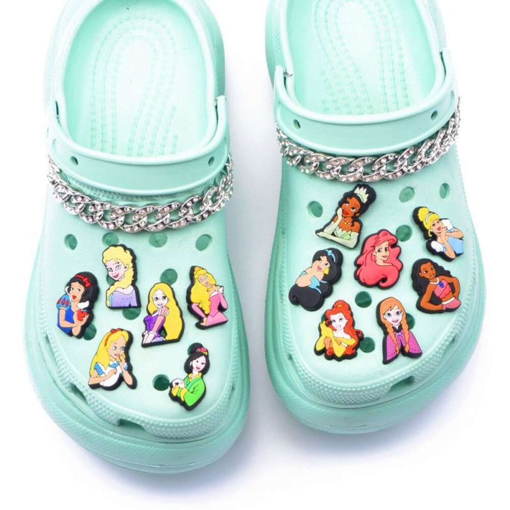 Wholesale metal/resin Shoe chain Decoration Charm Chain for DIY Women Clog Shoes