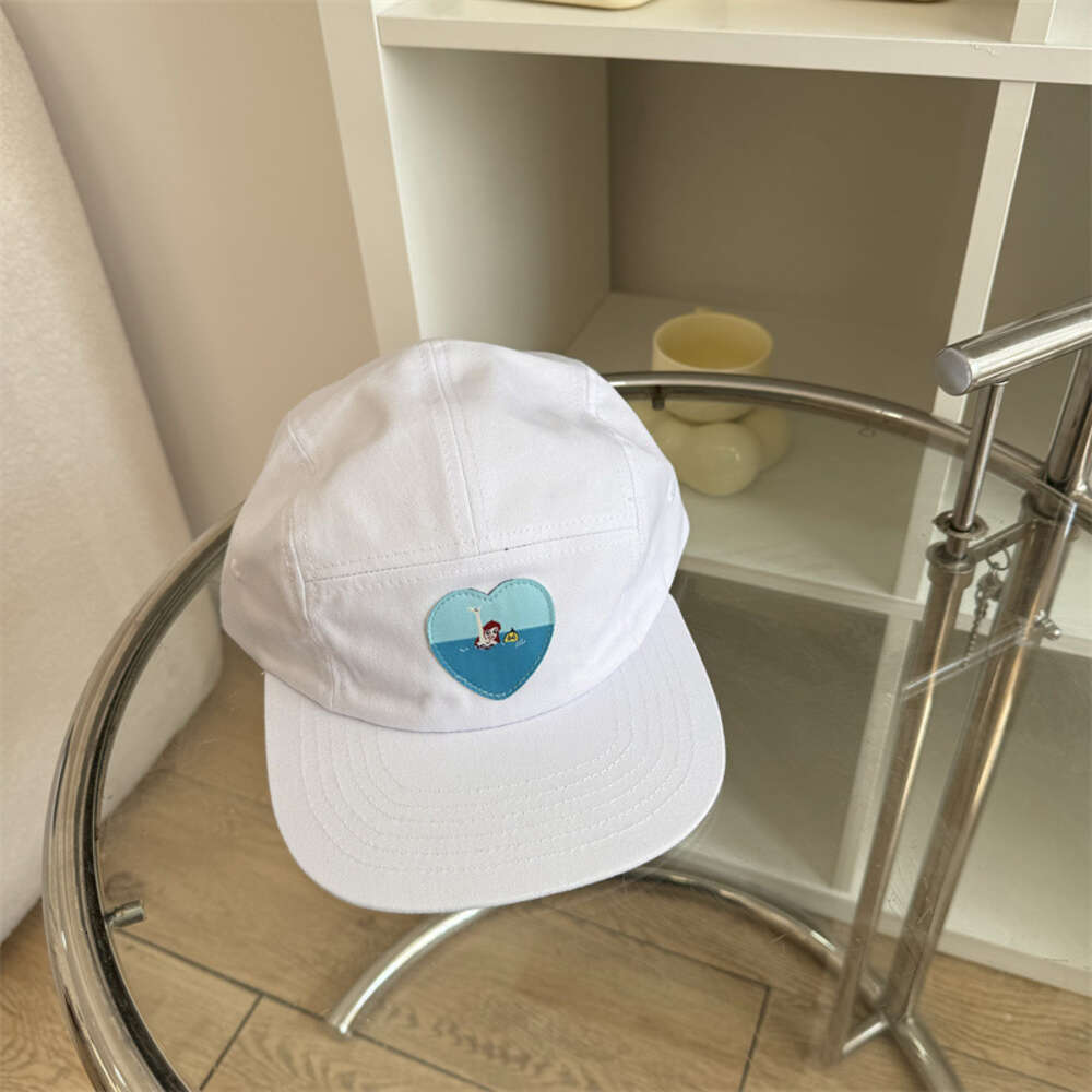 Korean Blogger's Same Instagram Mermaid Baseball White Duck Tongue Western Fashion Sunshade Hat, Spring Style