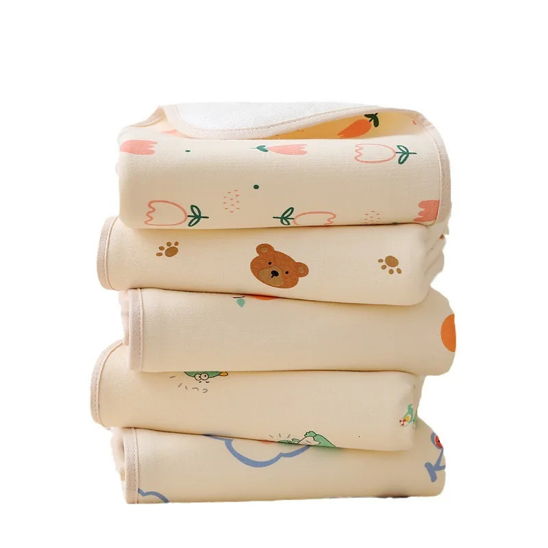 Reusable Baby Changing Mat Cover Waterproof Mattress Bed Sheets for borns Portable Diaper and Play 240313