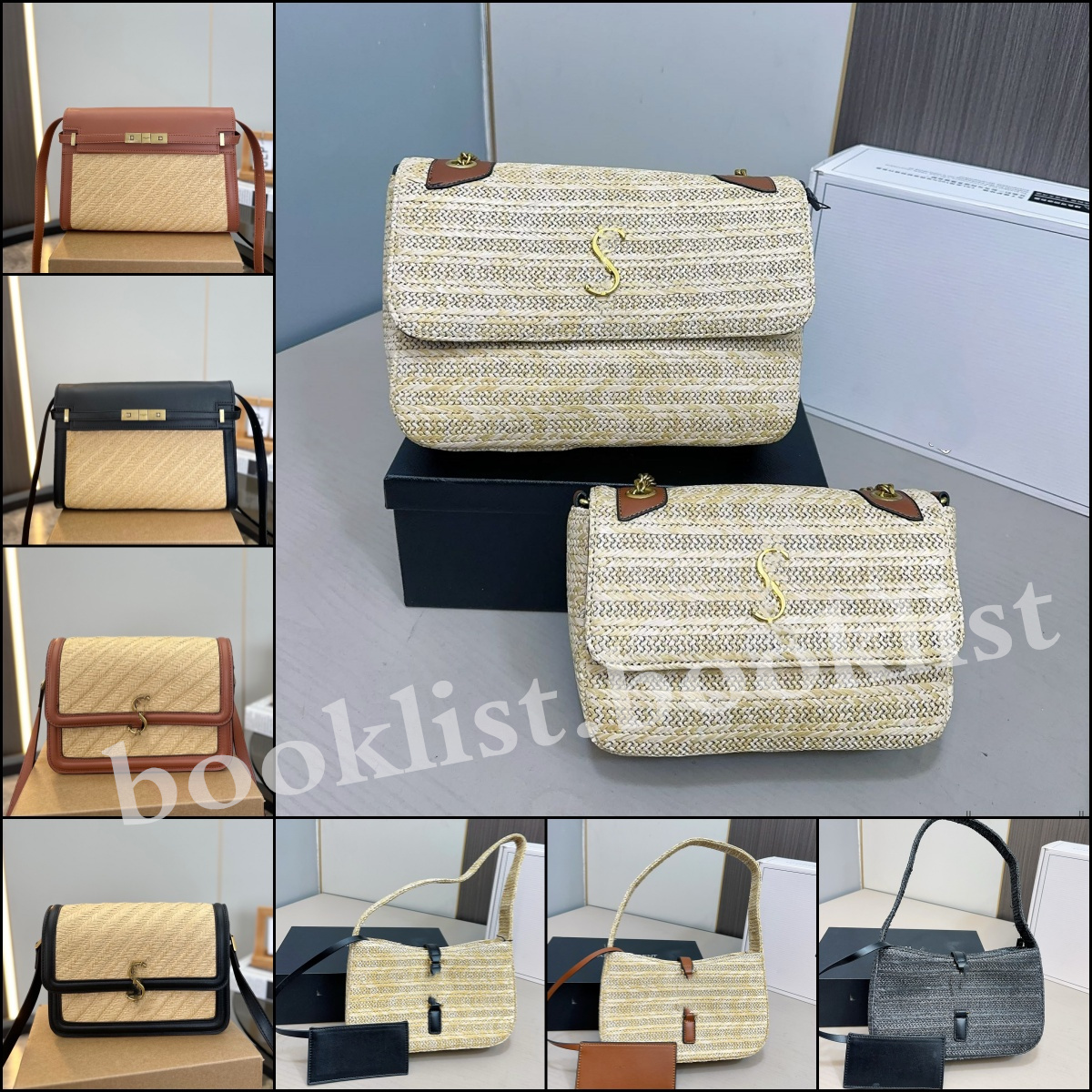 Nouveaux sacs d'étoiles sacs pour femmes Fashion Shopper Sac à tissé épaule