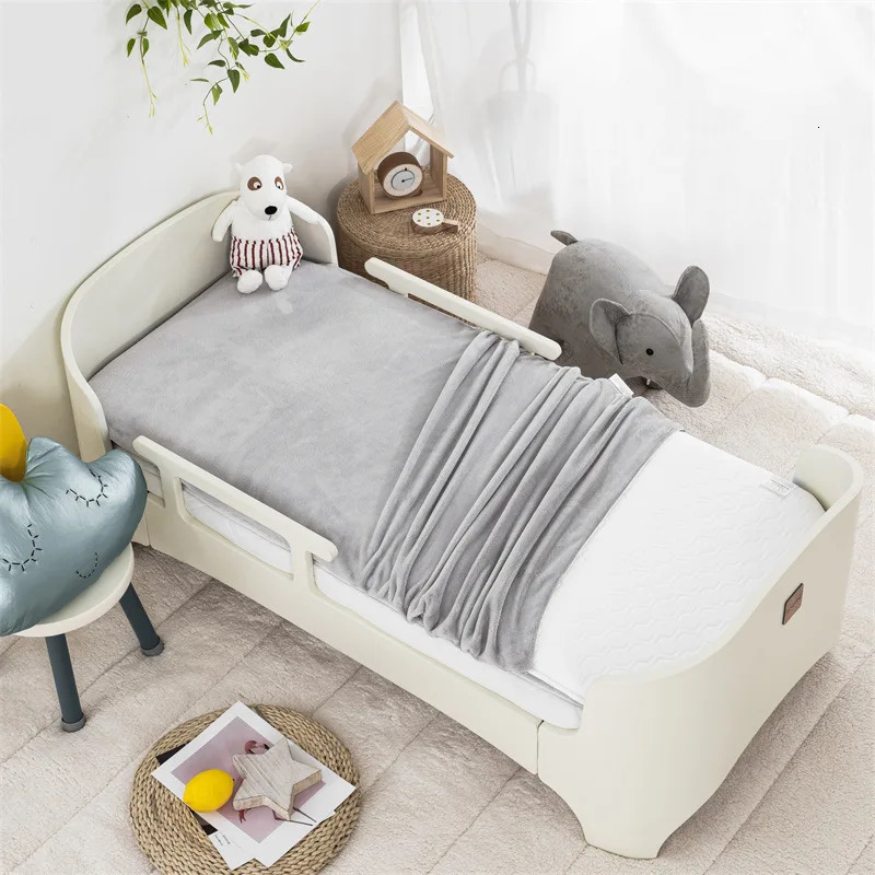 Warm Baby Sleeper Mattress Velvet Crib Winter Soft Mat born Cot Bedding Pad Toddler Removable Mattresses 240313