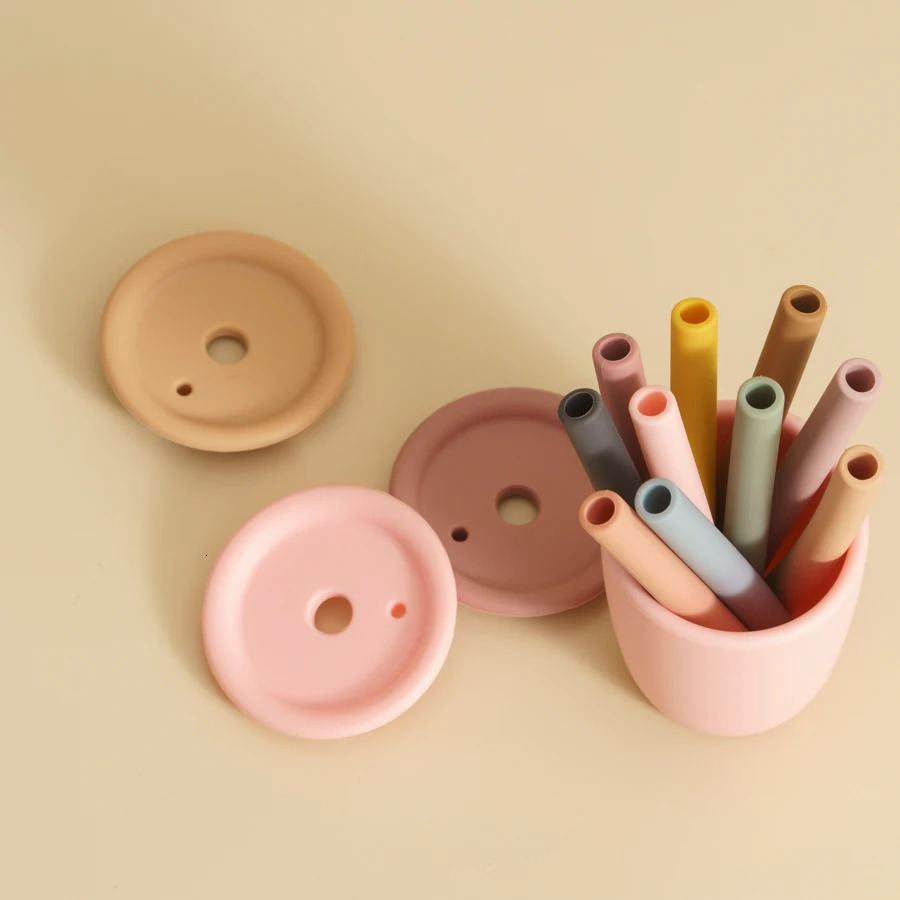 Sippy Cup For Baby BPA Free Toddlers Learning Drinkware Children Soft Straw Cups Tableware Kids Child Bottle Stuff 240322