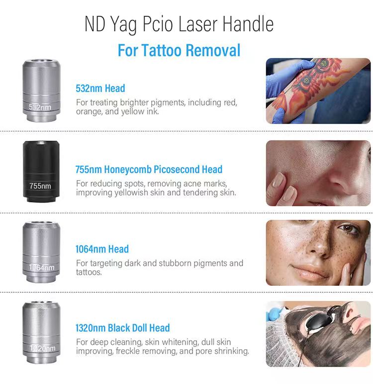 New Arrival 2 in 1 Picosecond Laser Diode 808nm 3 Wavelength Laser Tattoo/Hair Removal Laser Machine