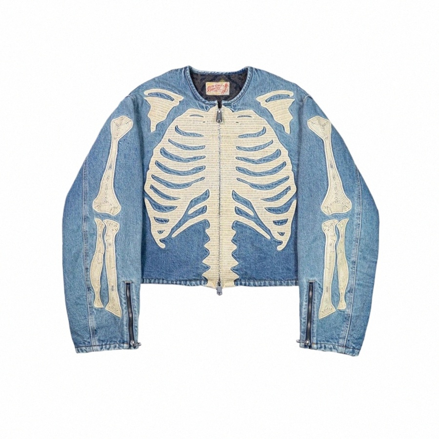 2024 KAPITAL double-sided denim heavy industry be embroidery loose jacket L240816
