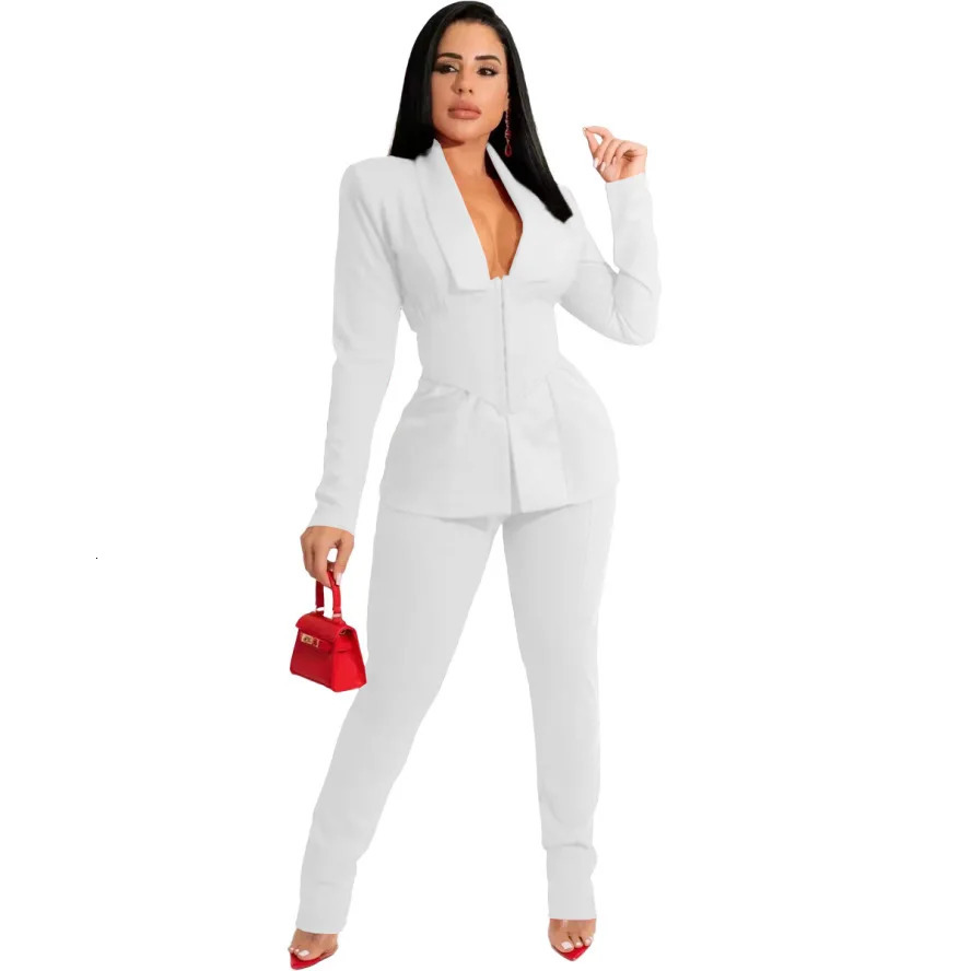 Black Elegant Office Suites for Women Professional Fashion Lapel Longsleeved Blazer Set Female Patchwork Woman Pants Suit Red 240327