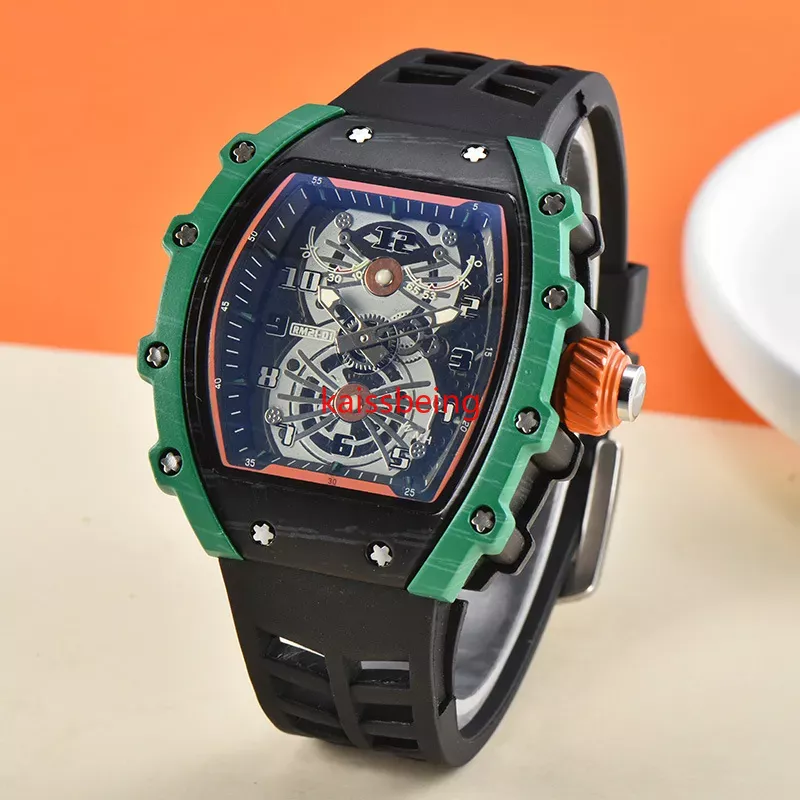 Fashion Luxury Brand Men's Watch Leisure Woman Watches Steel Calendar Silicone 6 pins Quartz Wristwatches Factory sales