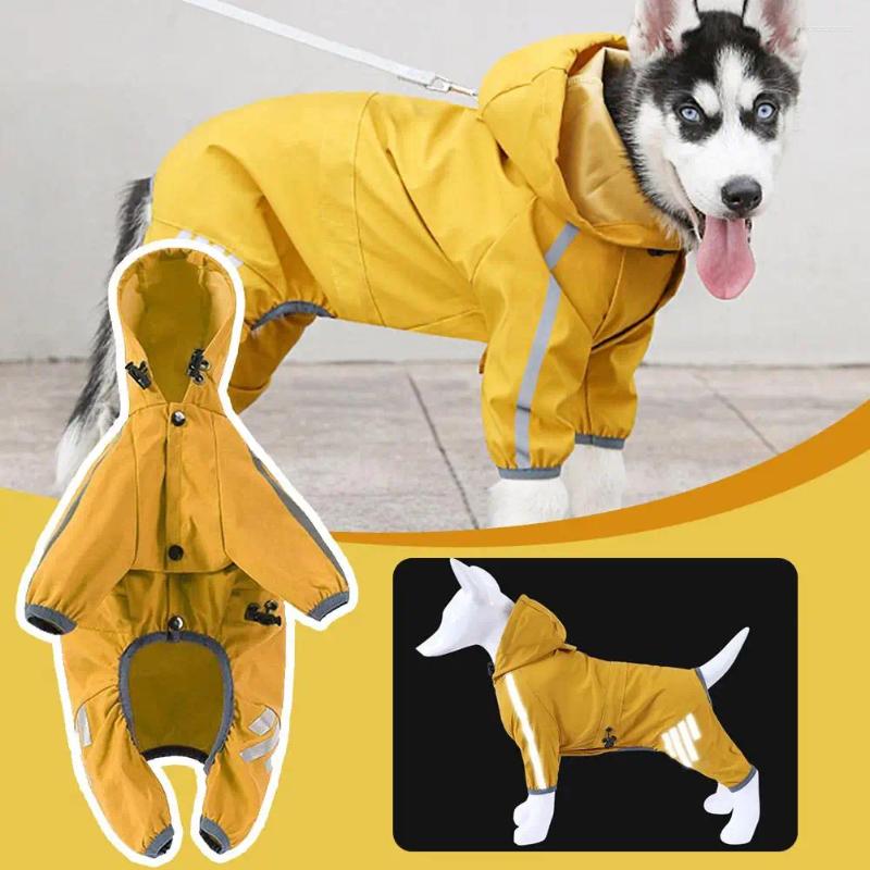 Dog Apparel Waterproof Clothes For Small Dogs Pet Rain Coats Puppy Raincoat Reflective Strip Yorkie Chihuahua Pr J3z4