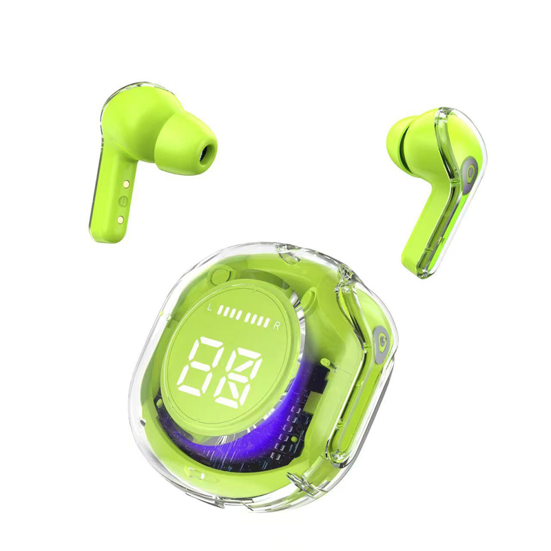 Colorful Ultrapods Max Air2 Transparent TWS Earbuds Bluetooth 5.3 Wireless Earphones Clear Sound LED Digital Display Gaming Sports Headset Headphones