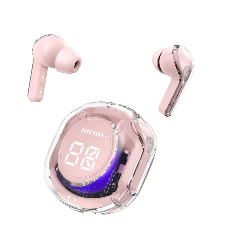 Colorful Ultrapods Max Air2 Transparent TWS Earbuds Bluetooth 5.3 Wireless Earphones Clear Sound LED Digital Display Gaming Sports Headset Headphones