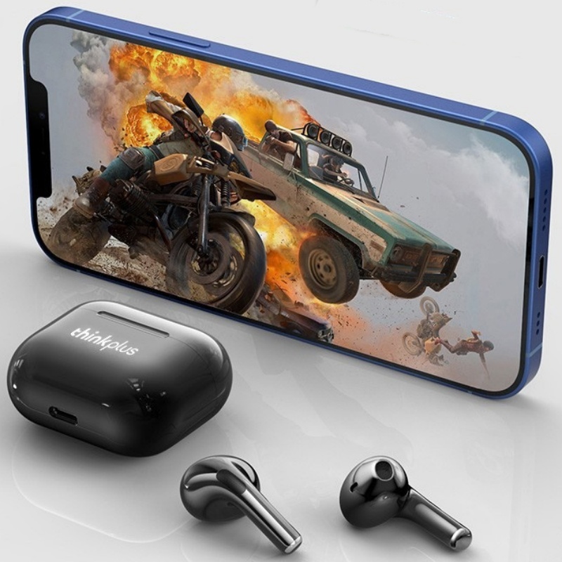 Original Lenovo LP40 Bluetooth 5.1 Wireless Magnetic Gaming Running Sports Earphone TWS Earplug with Waterproof Noise Canceling For Android IOS