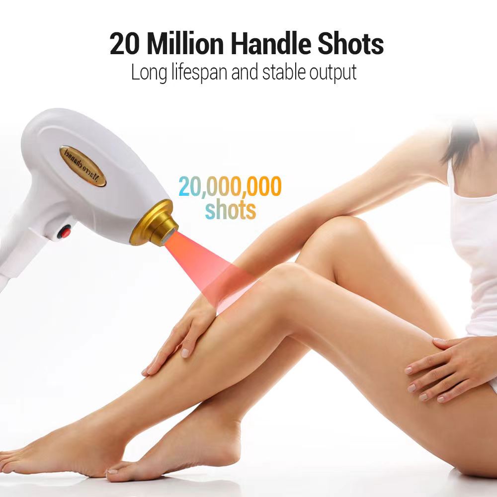 20000000 Flashes Triple Wavelength Portable Diode Laser Hair Removal 755 808 1064 Laser / 3 Wave 755Nm 808Nm 1064Nm Diode Laser Depilation