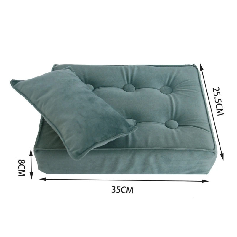 born Pography Props Stuffed Mini Mattress Posing Pillow Set Thicken Cushion Mat Bedding for Studio Po Shooting Backdrop 240313
