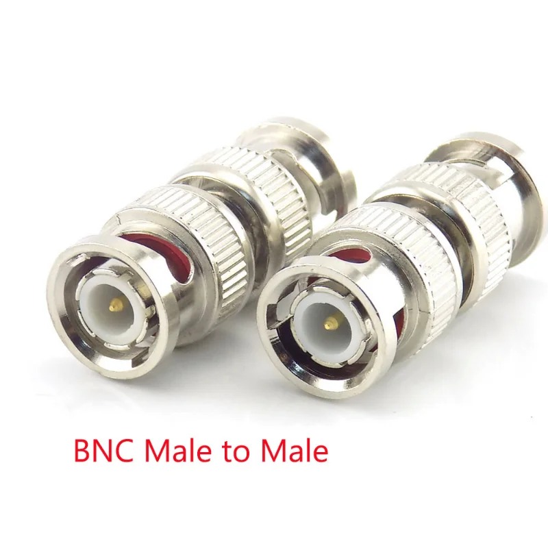 2024 New 2/5/10Pcs BNC Connector Female to Female BNC Male to Male RCA Female BNC female to RCA Male Adapter for System Video CCTV Camera
