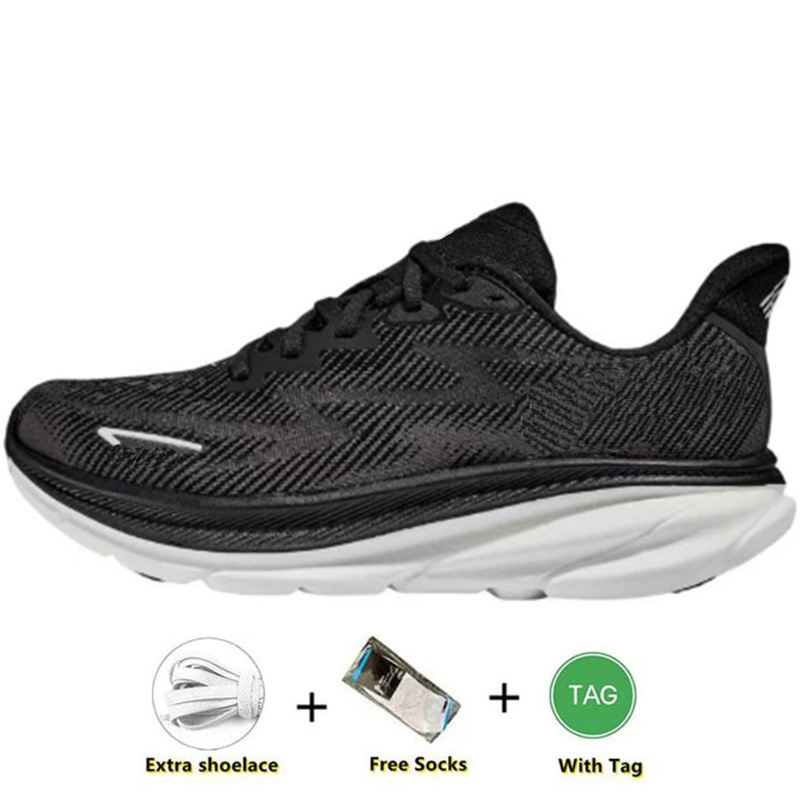 Designer Running shoes bondi 8 Clifton 9 sneakers Black White Bule men women sneaker Challenger Anthracite hiking shoe breathable outdoor Sports Train