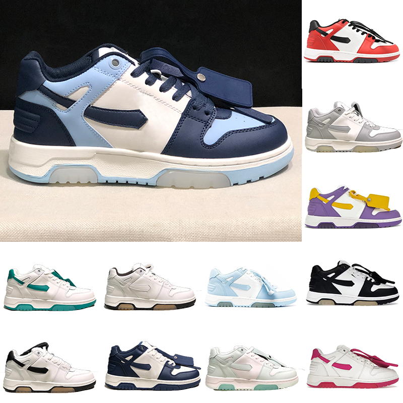 Mens sneakers Designer shoes Men Out of office sneaker womens platform Casual shoe white Grey Light Blue Low Top Leather women luxury Outdoor sports Trainers