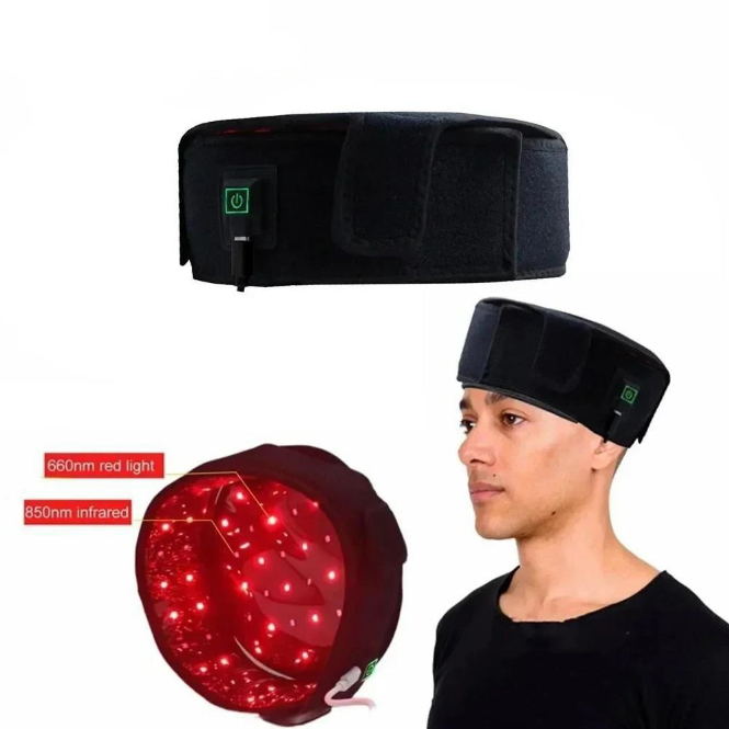 Factory Supply Red Light Therapy Helmet Hair Growth Hat Red & Infrared Light Therapy Device for Hair Loss Treatment