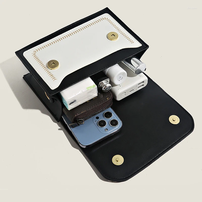 Evening Bags Ladies Messenger Bag Solid Color 2024 Trendy Wide Shoulder Strap Small Square Summer Casual Simple Crossbody